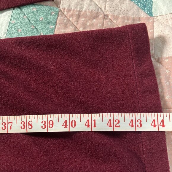 Vintage Montego Bathrobe Dressing Gown Robe 70s 90s Burgundy Retro‎ - Picture 7 of 7